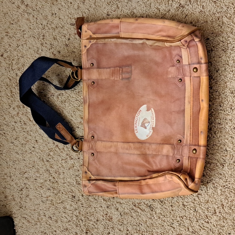Anthropologie Miss Albright Americana Travel Tote